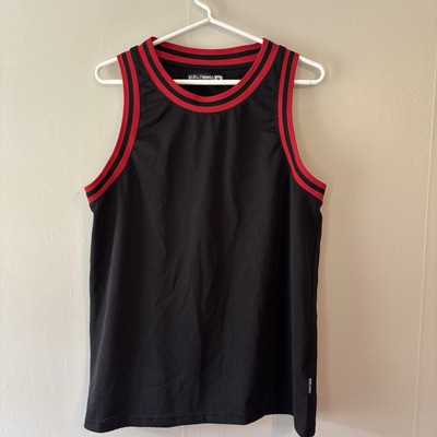 Rebel Minds Mesh Tank Top Men s Medium Black Red