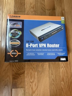 Linksys 8 Port VPN Router RV082 load balancing 10/100 NEW Sealed