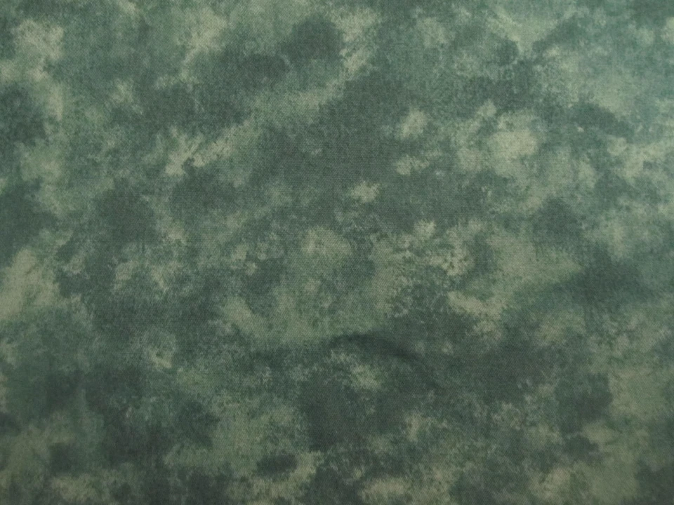 Cotton Fabric Marbles Fabric by Moda Sea Green Mottled Print BTY x 44 - Image 4 of 4