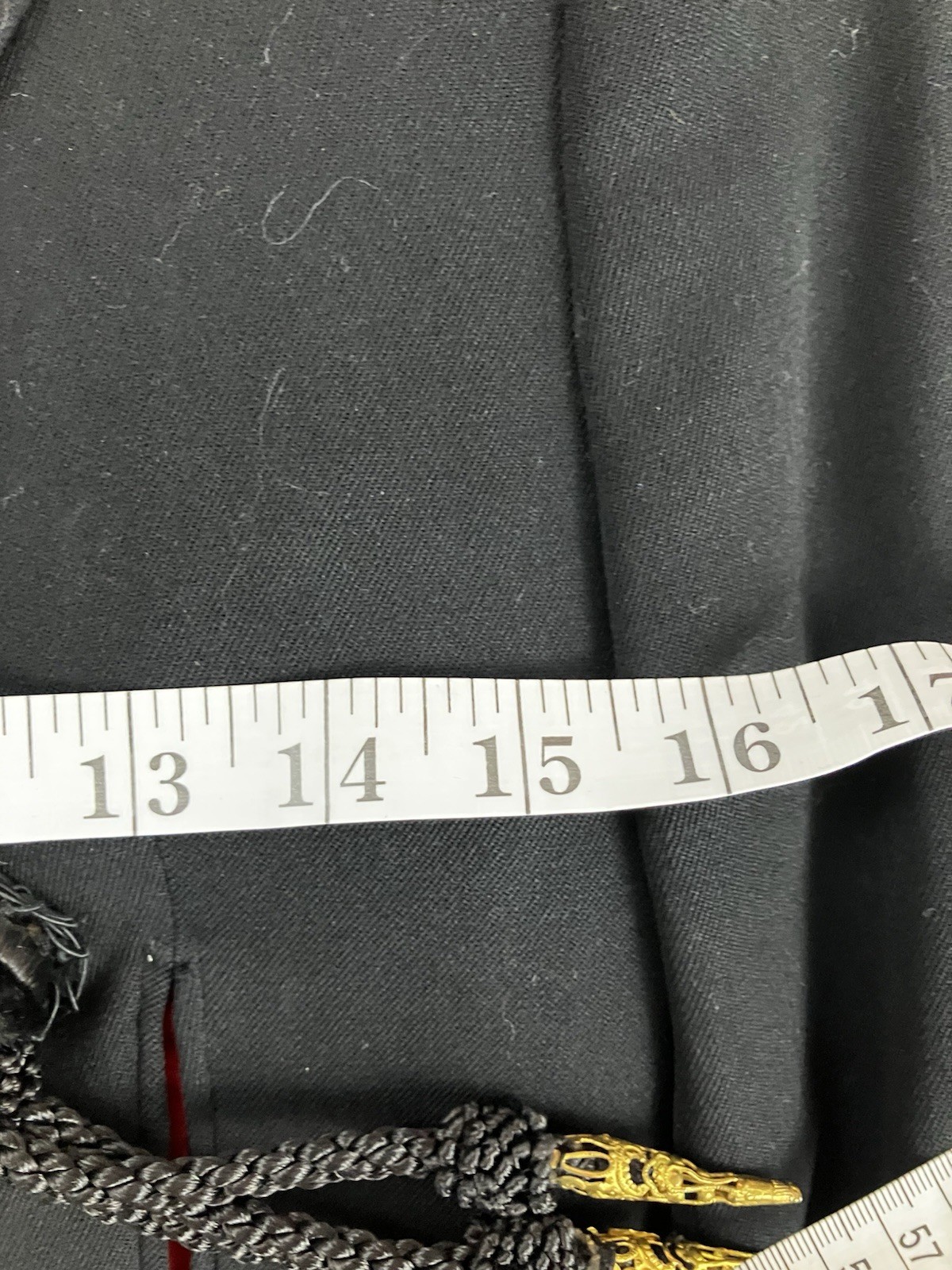 Vintage Structured Jacket Braided Frog Closures Q… - image 13