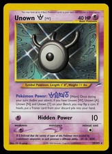 Pokemon Card - Unown [W] Neo Destiny 29/105 Rare on eBay