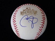 CHRIS CARPENTER Signed 2011 World Series Baseball - St. Louis Cardinals TRISTAR
