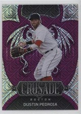 2023 Panini Chronicles Crusade Purple Mojo Prizm /50 Dustin Pedroia #7 0h29