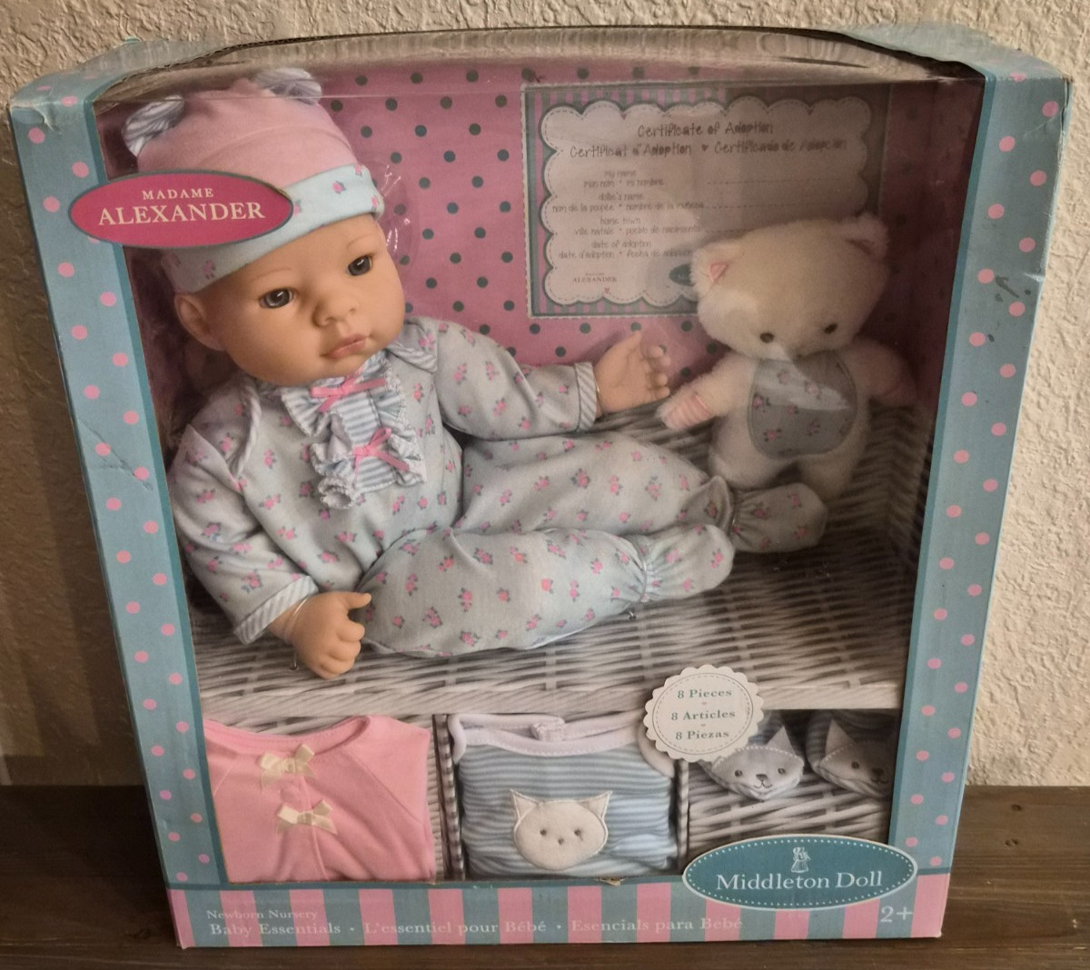 Madame Alexander Newborn Nursery Set Middleton Newborn Baby 