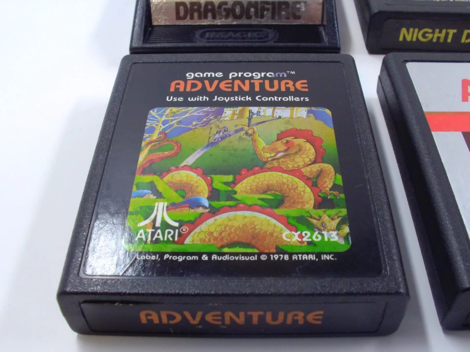 Atari 2600 Lote de 8 Carrinhos Gopher Adventure Joust Vanguard Venture TESTADOS Apenas - Imagem 2 de 4