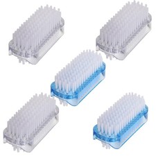 5 Pack Nail Brush for Cleaning Fingernails - Two Sided Hand Fingernail Scrub ...