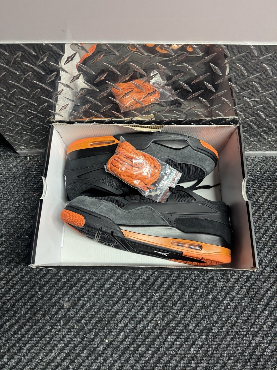 🔥 Nike Air Jordan 4 RM 'Black Starfish' Orange HF8126-001 Men's