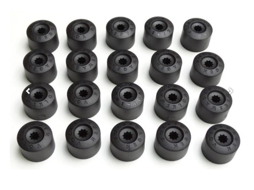 Set of 20 Genuine VW Engraved Alloy Wheel 17mm Bolt/Nut Cover *FAST SHIPPING* - Picture 1 of 2