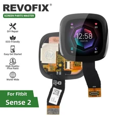 For Fitbit Sense 2 Smartwatch LCD Touch Screen Display Assembly Replacement