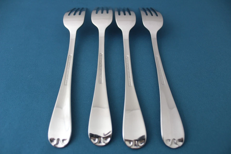 4 tenedores de cena RB Everyday Reed & Barton COLBY China 8 1/8" Foto 4 de 4