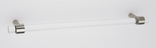 Alno D860-12 Nickel Contemporary Acrylic 12" Center To Center Appliance Pull
