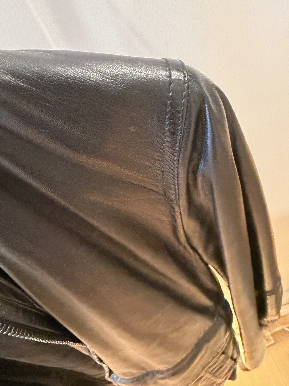 Bally Leather Jacket Men’s Black Size 36 (IT 46) Made In Italy image 11