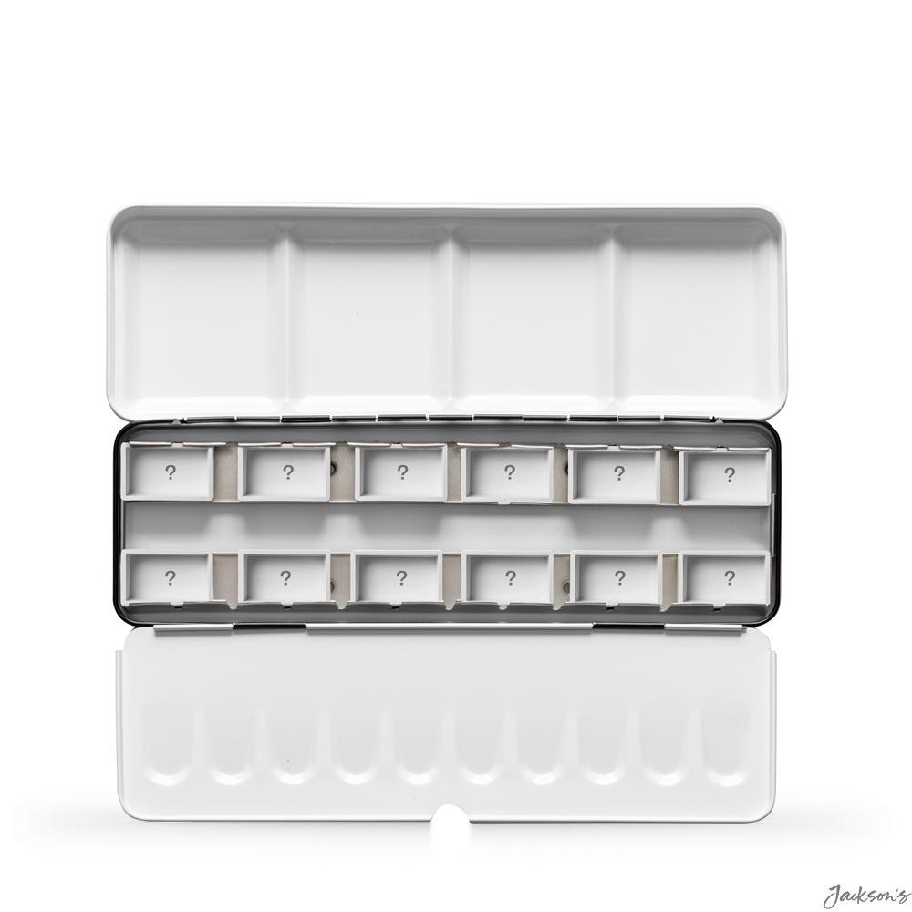 Artist Watercolour Paint Jackson's WJS12Y Water-Mixed Pan Painting Profession...