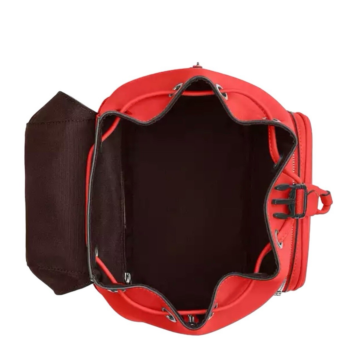 NWT Coach Pace Backpack In Signature Canvas/ leather red Coach Pace Backpack-Miami Red-Small-Excellent Condition main image 2