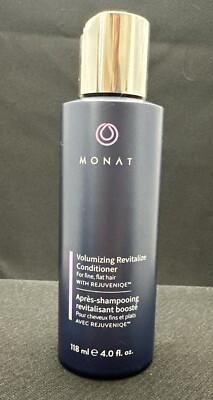 Monat Volumizing Revitalize Conditioner Fine Flat Hair Rejuveniqe 4 oz Sealed 