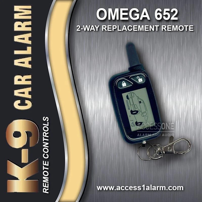 NEW K 9 Omega 652 5 Button 2 Way LCD Remote Control L2M651 For K9