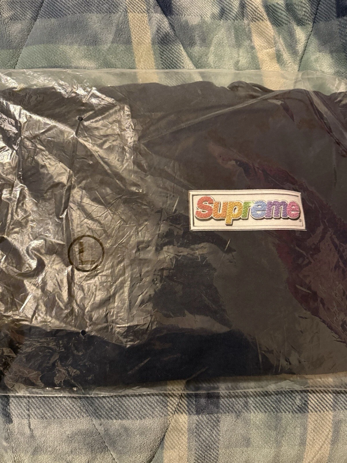 Sweat à capuche NEUF Supreme Bling Box Logo bleu marine   homme grand SS22 bleu marine