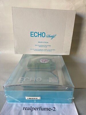 Echo Cologne by Davidoff 3.4 oz Eau De Toilette + 3.4 oz A/S Set Men. 100% REAL