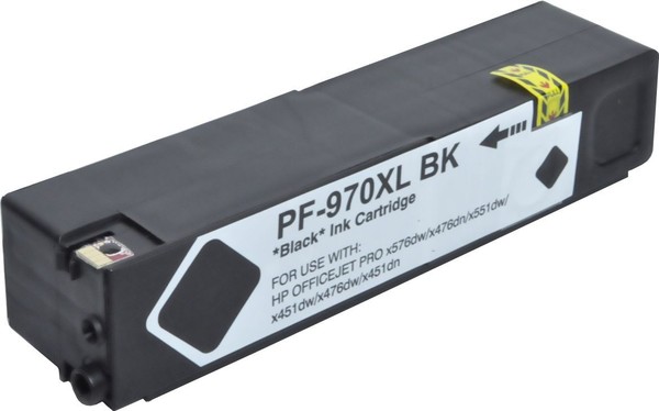 CN625AE 970XL Black Kompatible Tintenpatrone FüR Hp Officejet Pro X 476DN, 476DW-image