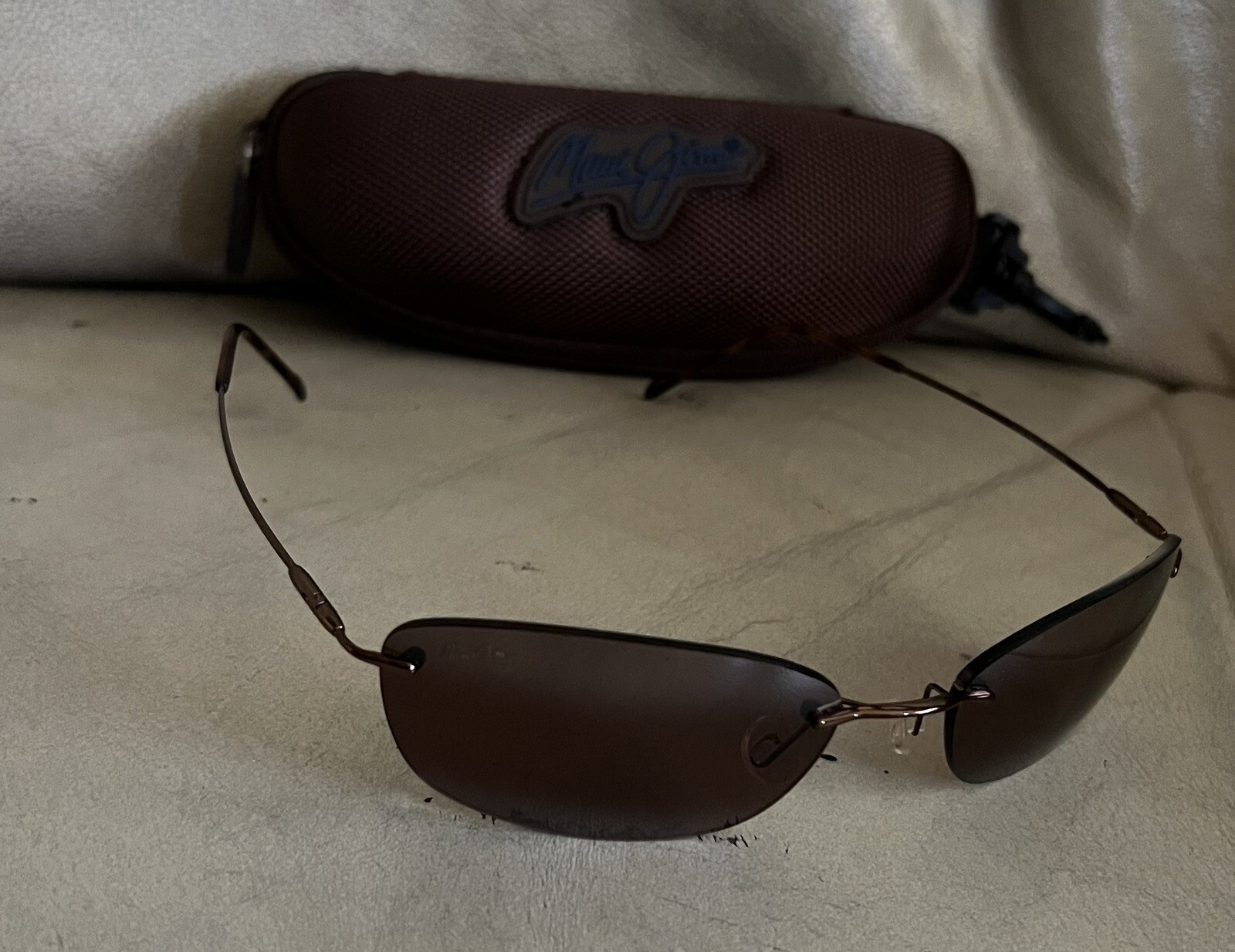 Maui Jim "KONA" MJ45123 Bronze Stainless Frames w/ Polarized Rose Lenses Mint! eBay