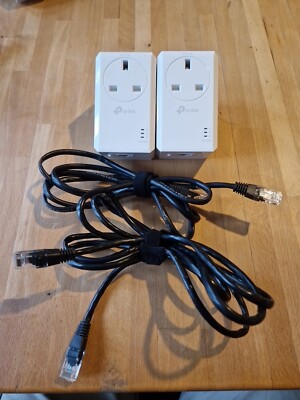 TP-Link Powerline Adapter TL-PA7017P KIT Gigabit Passthrough Stecker 1000 Mbps