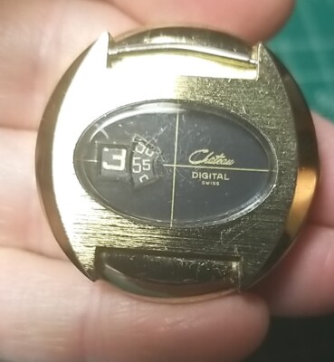 Vintage  Men s  Swiss Chateau Mechanical Jump Hour Watch 4 Repair Bin 4
