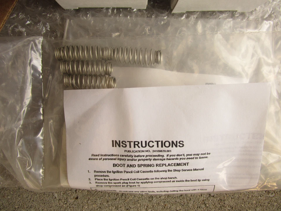 Chevrolet Aveo/Pontiac G3/G3 Wave 2009-2011 kit de bujías de 1,6 L OEM nuevo Foto 3 de 3