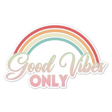 Good Vibes Only Sticker Decal