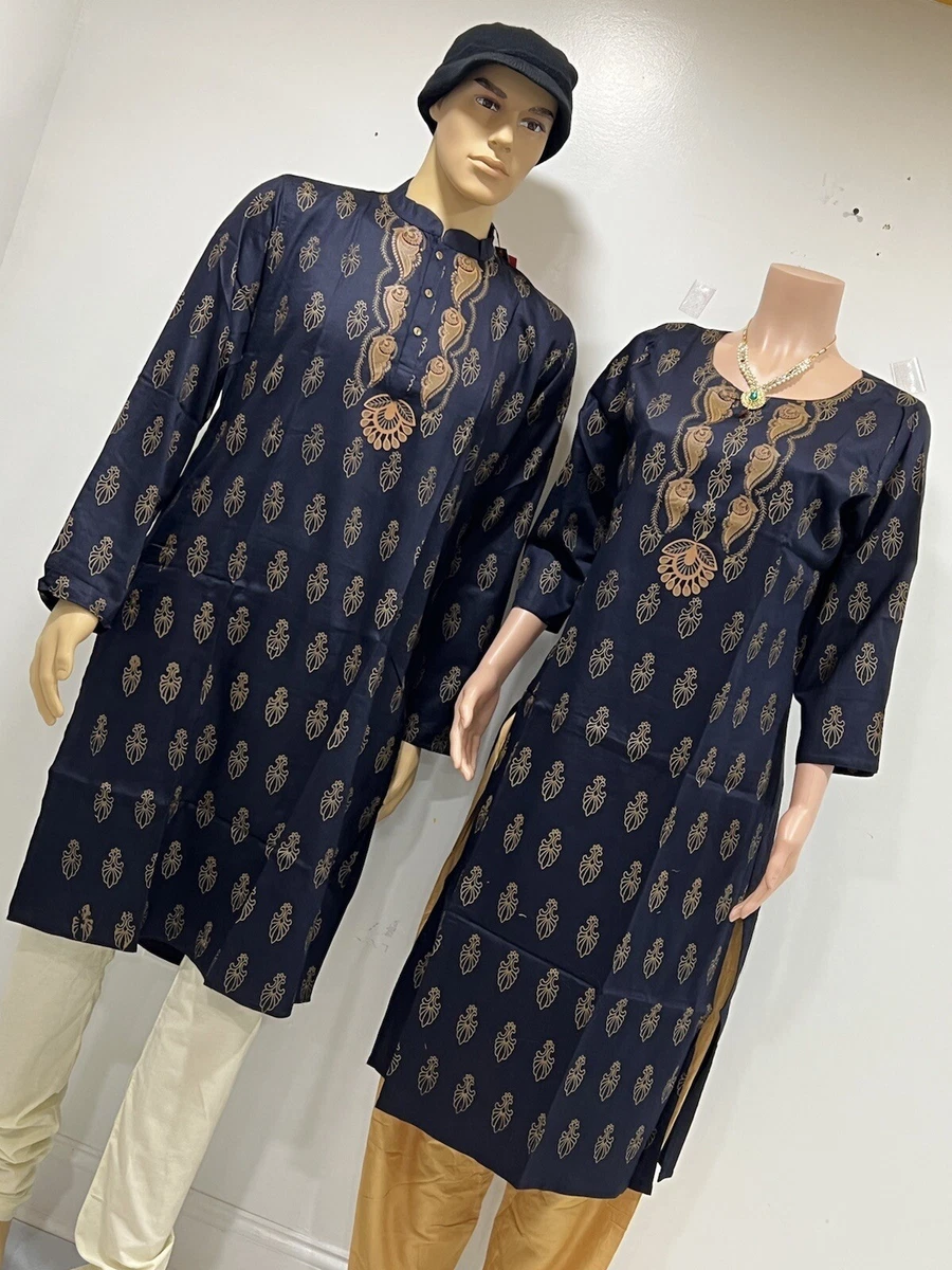 Couple matching top dress for party
