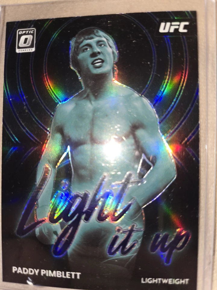 2024 Panini Optic- "Light It Up" Paddy Pimblett #24 - Image 3 of 4