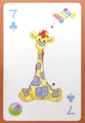 Suzy's Zoo Playing Card Character KFC Not for Sale Clover 7 Japanese Limited