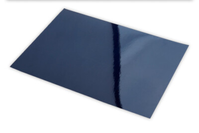 (47,94 /m²) Avery SWF Indigo Blue Gloss A4 Muster Car Wrapping Folie