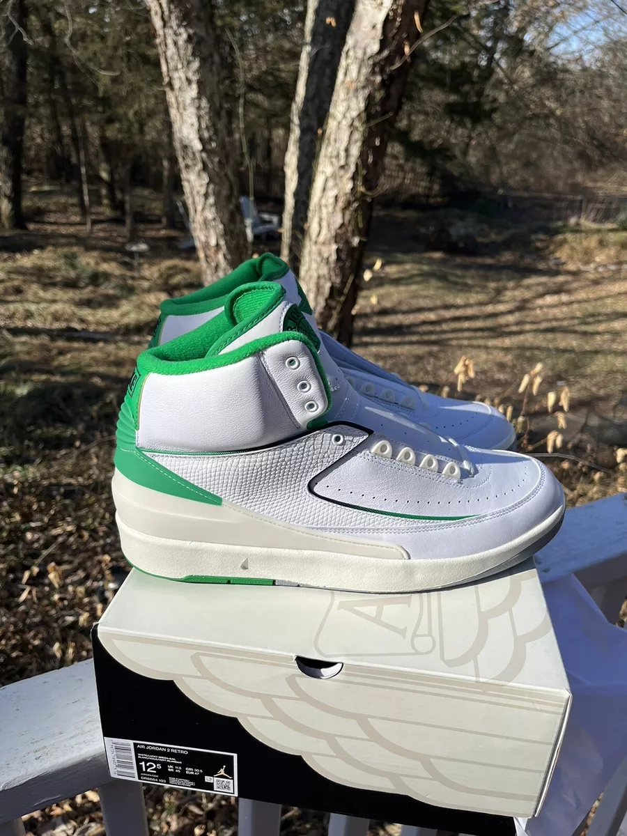 Air Jordan 2 Retro Lucky Green DR8884-103 Size 12.5 Men’s