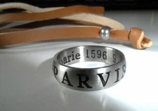 NEW Uncharted 3 Sir Francis Stainless Steel Drake's Ring + Leather Necklace 4 2