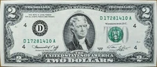 RSM 1976 $2 Dollar Federal Reserve Note (Fr. 1935-D/D17281410A-49A) Uncirculated