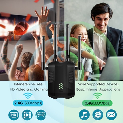 1200Mbps WLAN Repeater Router Range Wifi Verstärker Signal Access Point Booster - Afbeelding 38 van 46