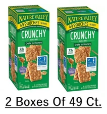 Nature Valley Oats 'n Honey Crunchy Granola Bars 49 ct. 2 Boxes