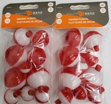 2-10PK Fishing Snap on Round Float Assortment Bobbers Southbend 20 Bobbers