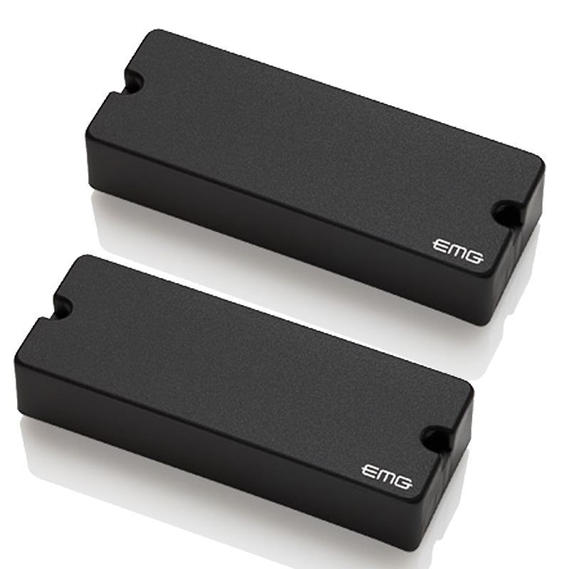 EMG 40DC Active Dual Coil 5-String Bass Pickup set ceramic black 