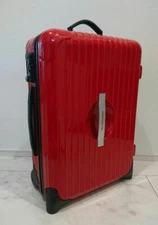 RIMOWA Salsa Porsche Design Suitcase Red 35L 2 Wheel Polycarbonate 897.26 JAPAN