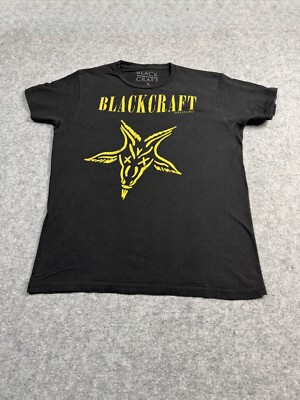 BlackCraft Wrestling Black S Join The Cult Goat High Flying Elbow Droppin Shirt