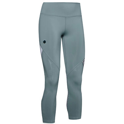 Under Armour Rush Embossed Womens Blue Leggings UK