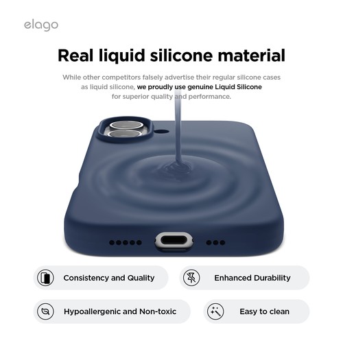 Custodia iPhone 16 - elago® iPhone 16 custodia in silicone premium - Foto 109 di 260