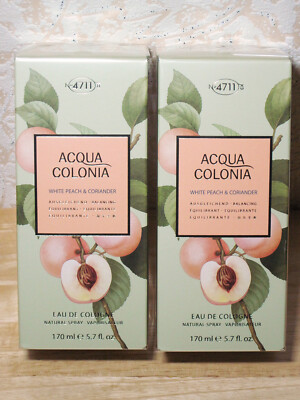 (95,56 /L),4711 ACQUA COLONIA White Peach & Coriander, 2x 170 ml Eau de Cologne