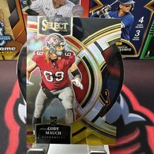 2023 Panini Select #133 Cody Mauch Black and Gold Prizms Die Cuts