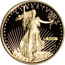 American Gold Eagle Proof 1/4 oz $10 - Coin in Capsule - Random Date