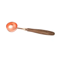 , Brass Wax Seal Melting Spoon, Vintage Elegant Wooden Handle Copper Sealing Sta