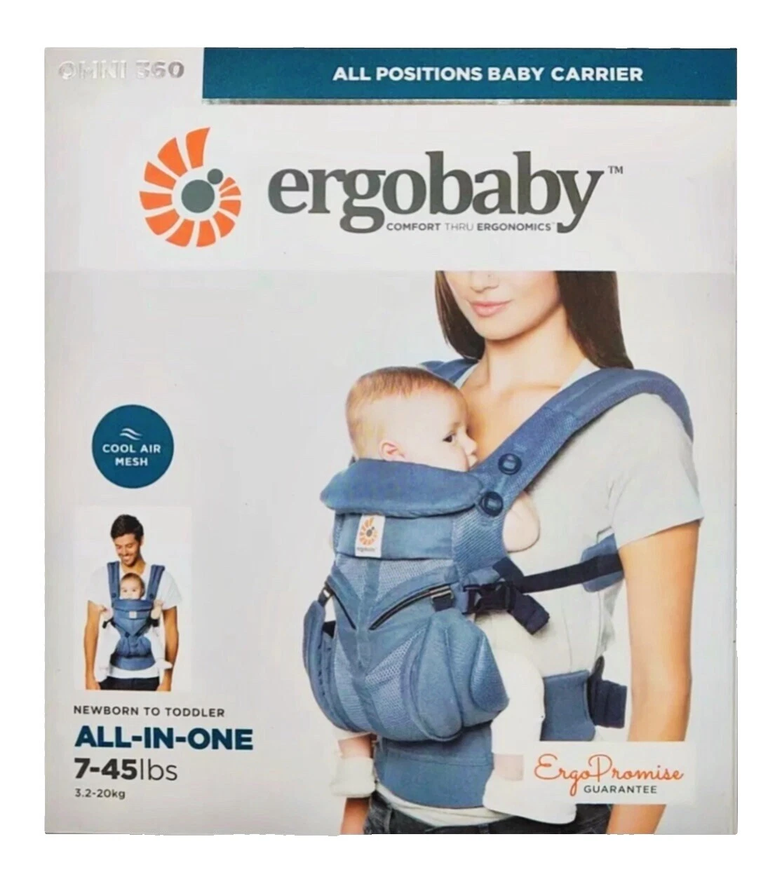 Eslingas Ergobaby tamaño ajustable bebé