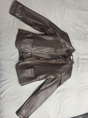 Gilcor Women s Brown 100% Genuine Leather Jacket