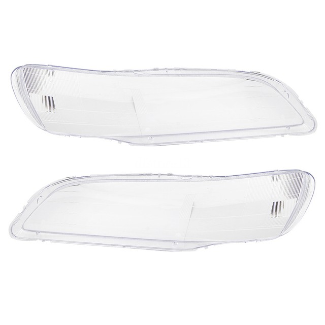 Pair Car Headlight Clear Headlamp Housing Lens Cover For Honda Accord